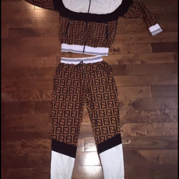 Ladies Track Suit Jacket and Pant Set - Picture 6 of 7